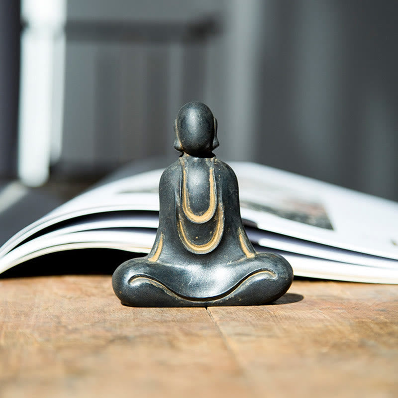 Tibetan Buddha Statue – handcrafted tibetan resin art piece, artisan tibetan deity sculpture
