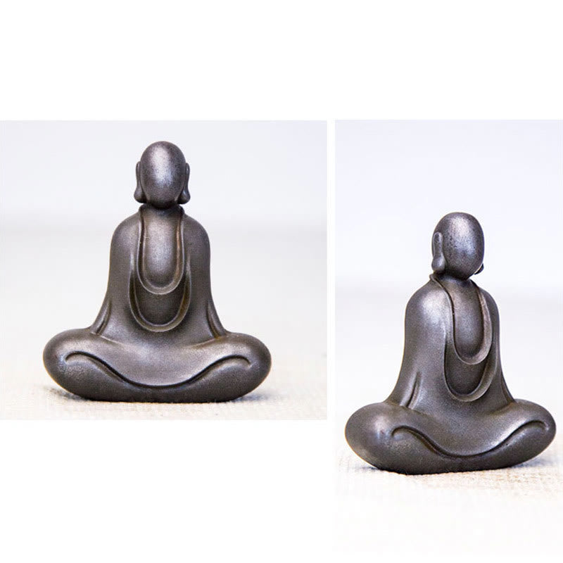 Tibetan Buddha Statue 2 Styles Iron Powder Resin Desk Decoration
