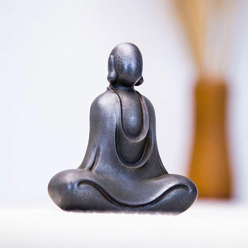 Tibetan Buddha Statue – plant shelf decorative accent piece, tibetan buddha nature display