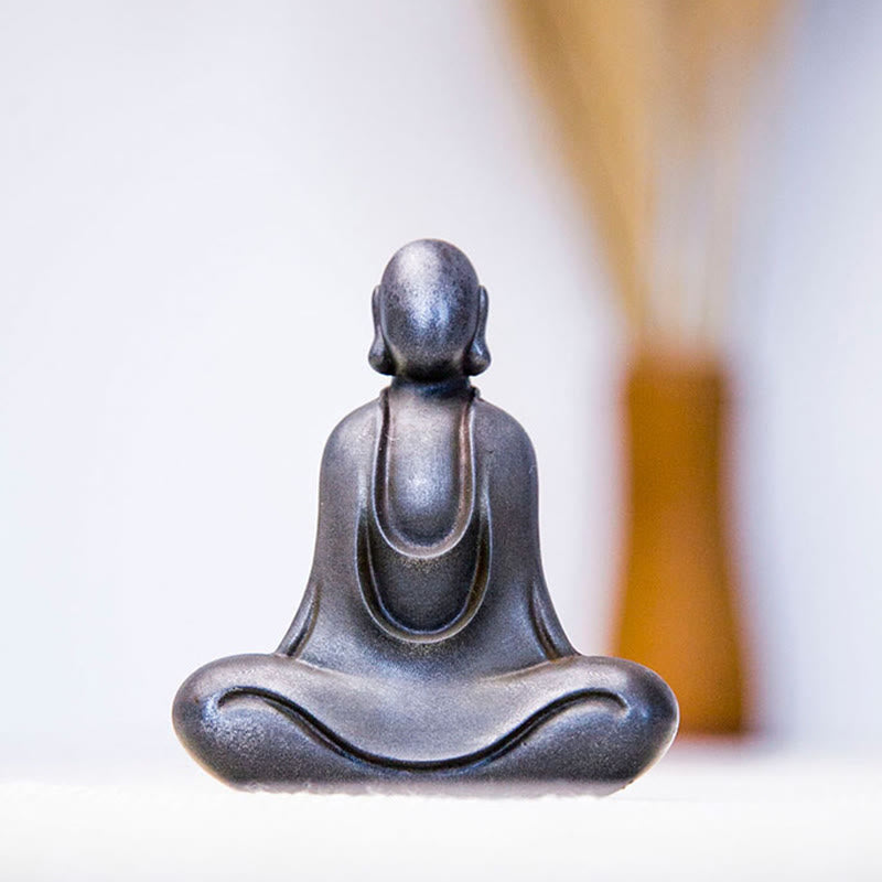 Tibetan Buddha Statue 2 Styles Iron Powder Resin Desk Decoration