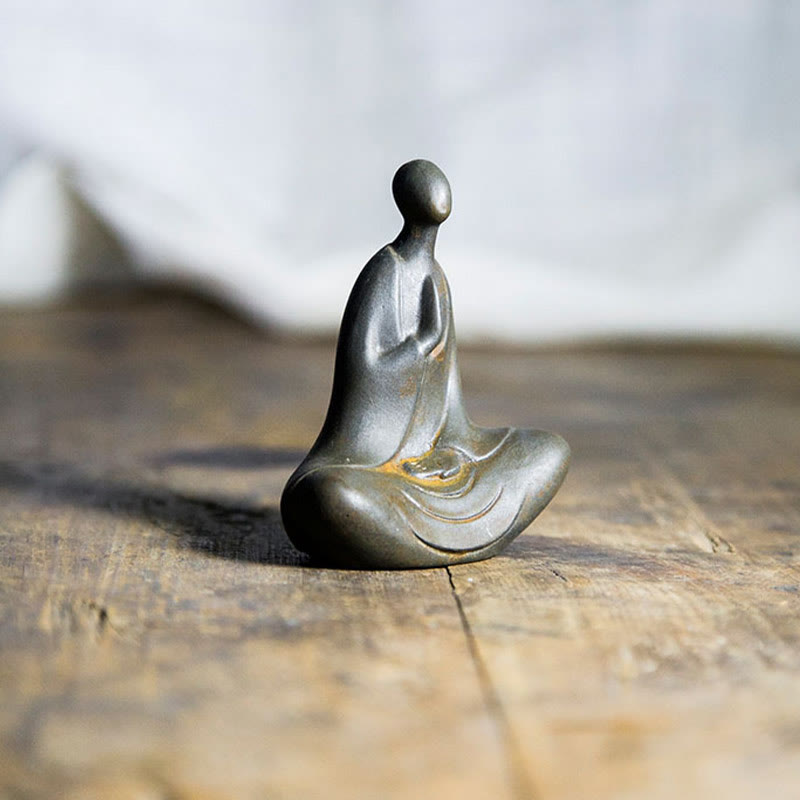 Tibetan Buddha Statue – front view ornate tibetan sculpture, spiritual art statue home decor