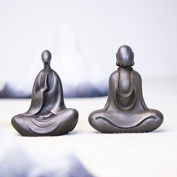Tibetan Buddha Statue Iron Powder Resin