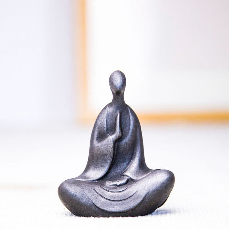 Tibetan Buddha Statue – serene face traditional painting detail, tibetan buddha expression