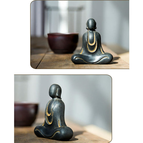 Tibetan Buddha Statue – sacred tibetan buddha energy statue, spiritual desk decoration art