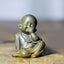 Small Meditating Monk Statue – eleven style variations monk figurines, iron powder resin desk decor