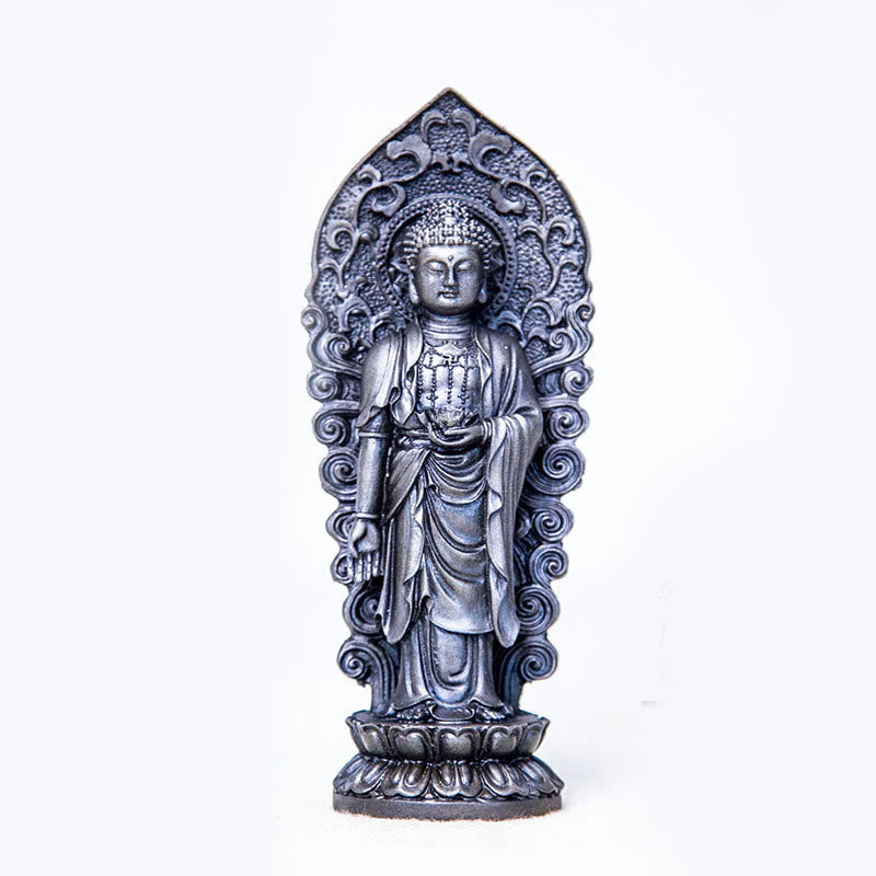 Amitabha Guanyin Mahasthamaprapta Resin Statue Trio Altar Decor