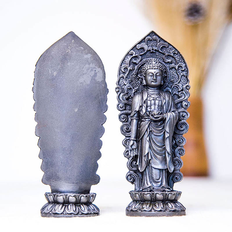 Amitabha Guanyin Mahasthamaprapta Resin Statue Trio Altar Decor