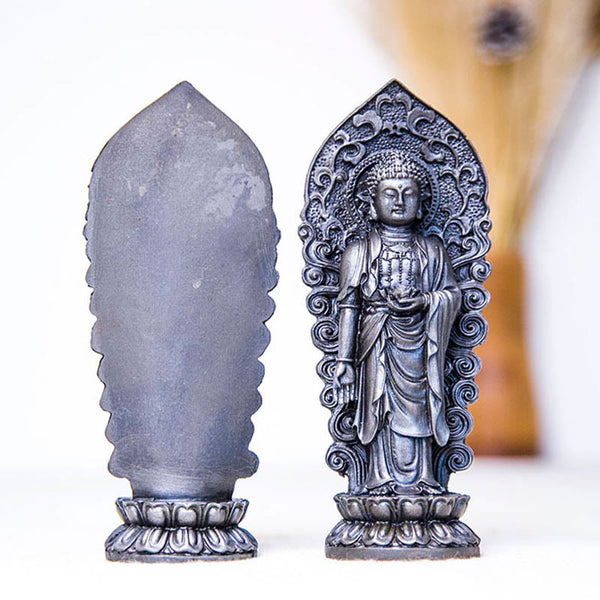 Amitabha Guanyin Mahasthamaprapta Resin Statue Trio