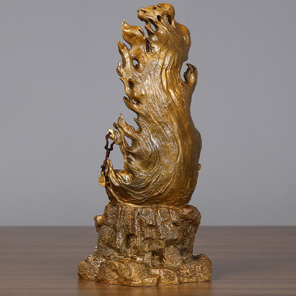 Acalanatha Buddha Statue – gift box packaging with foam insert for secure shipping present