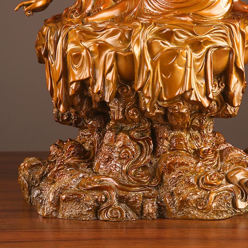 Kwan Yin Success Altar Statue – size proportion display, spiritual home offering gift