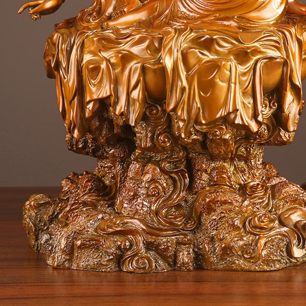 Kwan Yin Success Altar Statue – size proportion display, spiritual home offering gift
