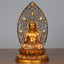 Sakyamuni Amitabha Buddha Statue – left Buddha side profile, spiritual altar sculpture