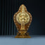 Thousand-Armed Avalokitesvara Kwan Yin Wealth Brass Copper Statue Decor – Front multi-arm view, thousand-hand Kwan Yin