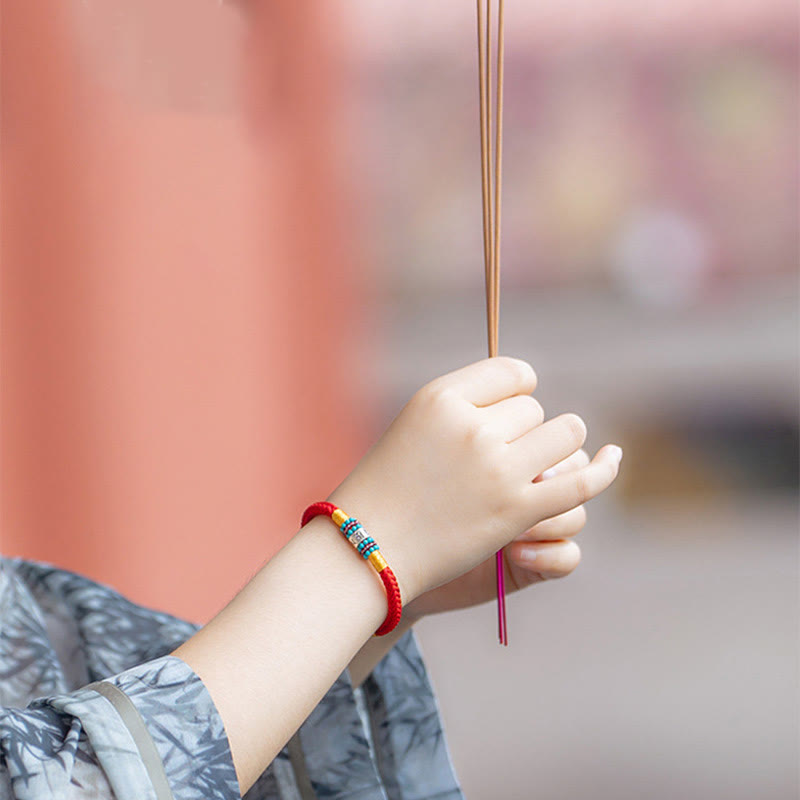 Om Mani Padme Hum Bracelet – Worn at temple with incense, meditation