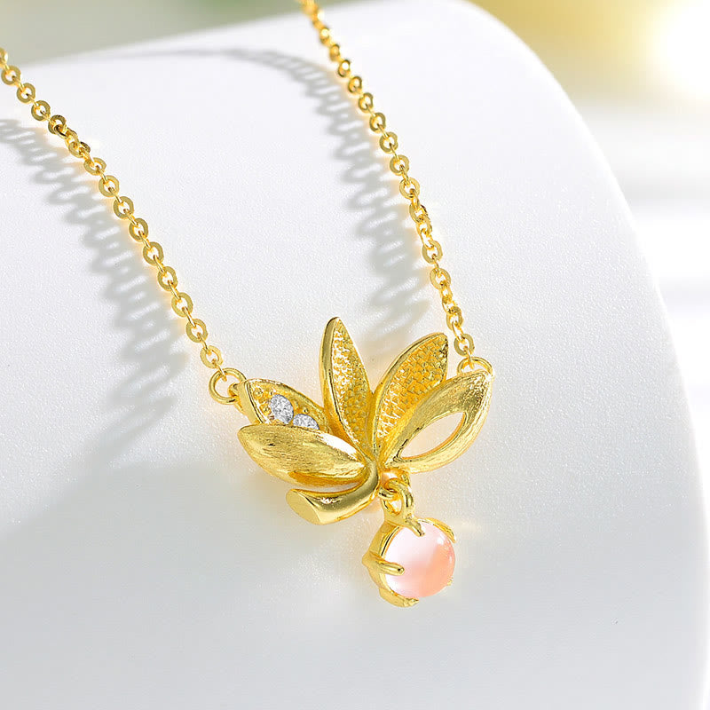 925 Sterling Silver Lotus Pendant Necklace | Protection & Love