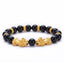 Black Obsidian Onyx Two PiXiu Om Mani Padme Hum Bracelet, image 11, healing bracelet