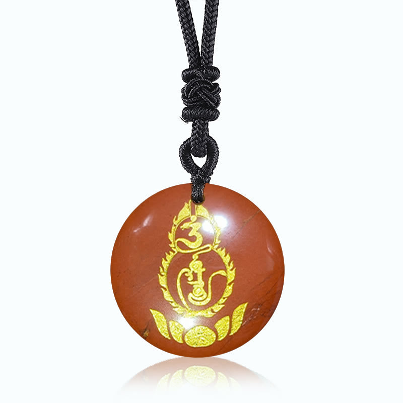 Pendentif Vajra Gourde en Obsidienne Noire | Protection