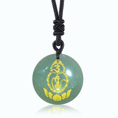 Pendentif Vajra Gourde en Obsidienne Noire | Protection