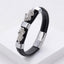 Double PiXiu Wealth Luck Leather Magnetic Bracelet – Green PiXiu / 18-22cm, image 9, healing bracelet