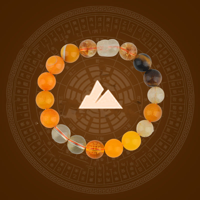 Five Elements Crystal Agate PiXiu Wealth Bracelet, image 29, healing bracelet