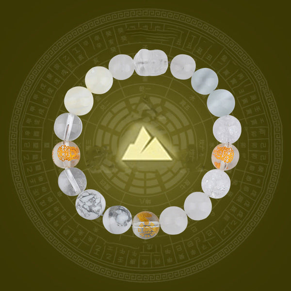 Five Elements Crystal Agate PiXiu Wealth Bracelet – Wood(Wrist Circumference: 14-16cm) / 12mm, image 4, healing bracelet