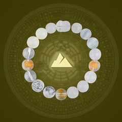 Five Elements Crystal Agate PiXiu Wealth Bracelet – Wood(Wrist Circumference: 14-16cm) / 12mm, image 4, healing bracelet