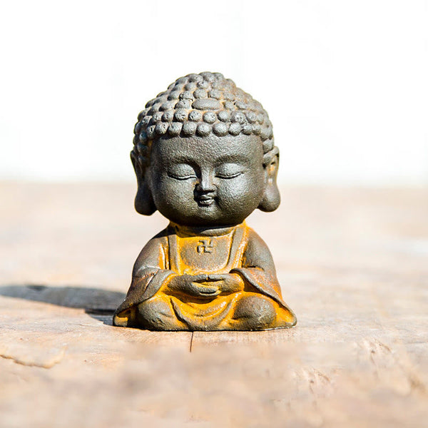 Meditating Buddha Statue – Macro detail of facial features and closed eyes, peaceful expression, zen art
