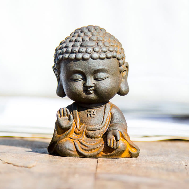 Meditating Buddha Statue – Packaging box and protective wrap, gift ready Buddhist statue set