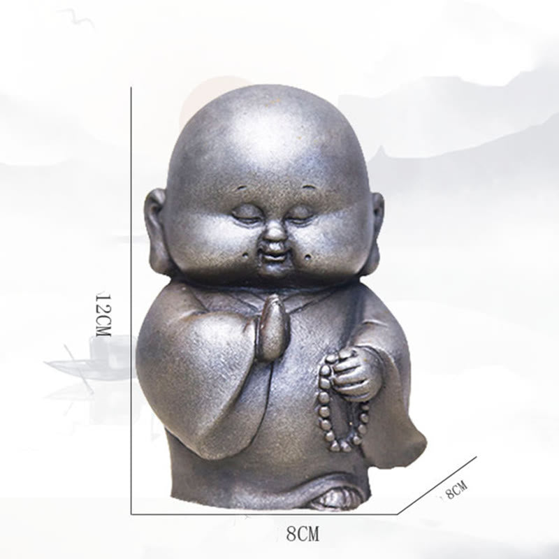 Product 990: Little Monk Iron Powder Resin Statue