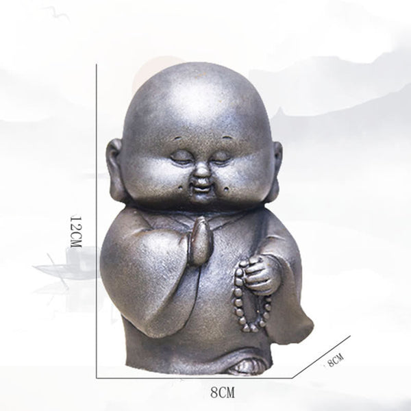 Product 990: Little Monk Iron Powder Resin Statue