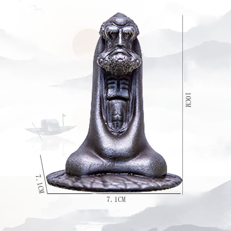 Product 989: Bodhidharma Iron Powder Resin Statue