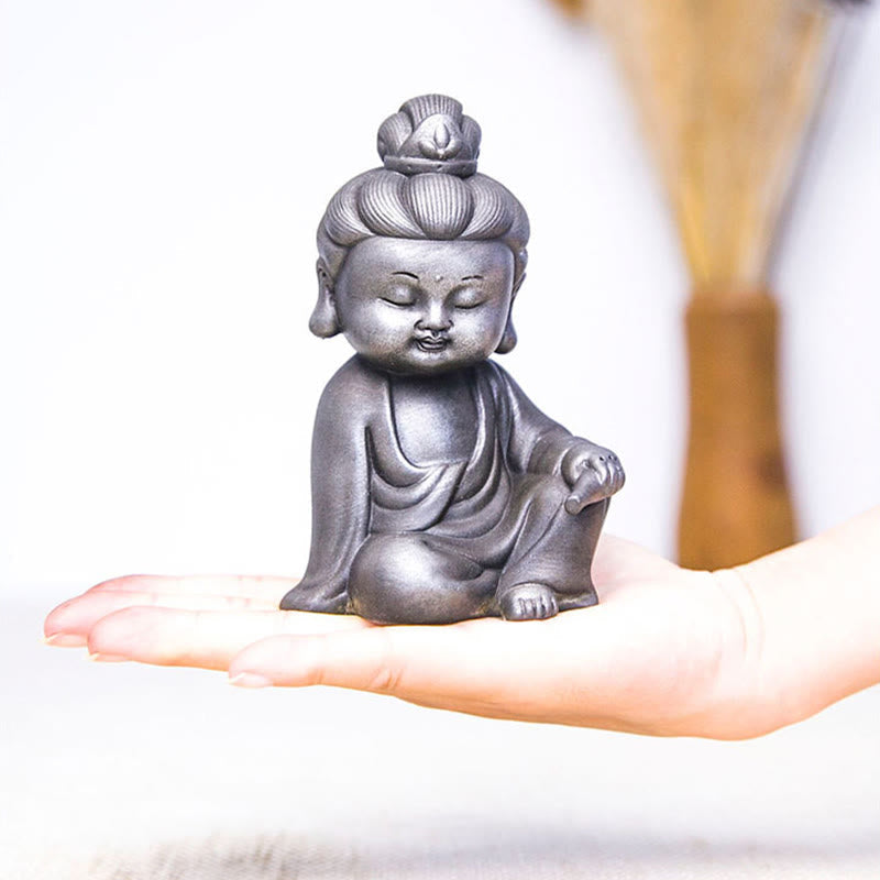 Product 988: Ksitigarbha Guanyin Tathagata Resin Statue Set