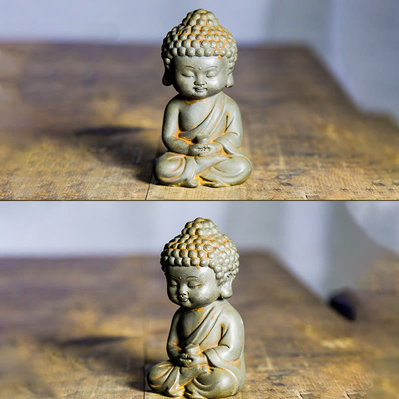 Ksitigarbha Guanyin Tathagata Statue Set – blessing ceremony card, temple consecrated home decor