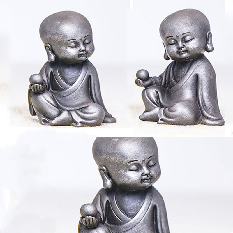 Ksitigarbha Guanyin Tathagata Statue Set – UV resistant coating test, color stable under sunlight