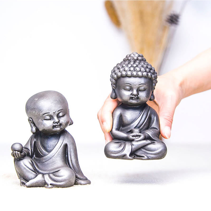 Product 988: Ksitigarbha Guanyin Tathagata Resin Statue Set