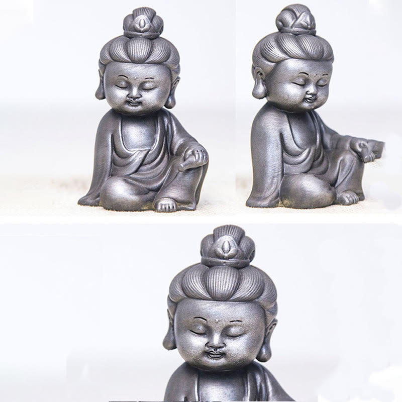 Product 988: Ksitigarbha Guanyin Tathagata Resin Statue Set