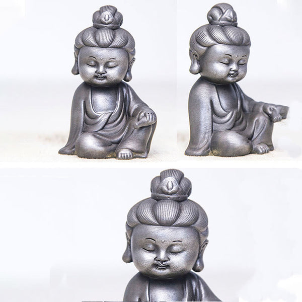 Product 988: Ksitigarbha Guanyin Tathagata Resin Statue Set