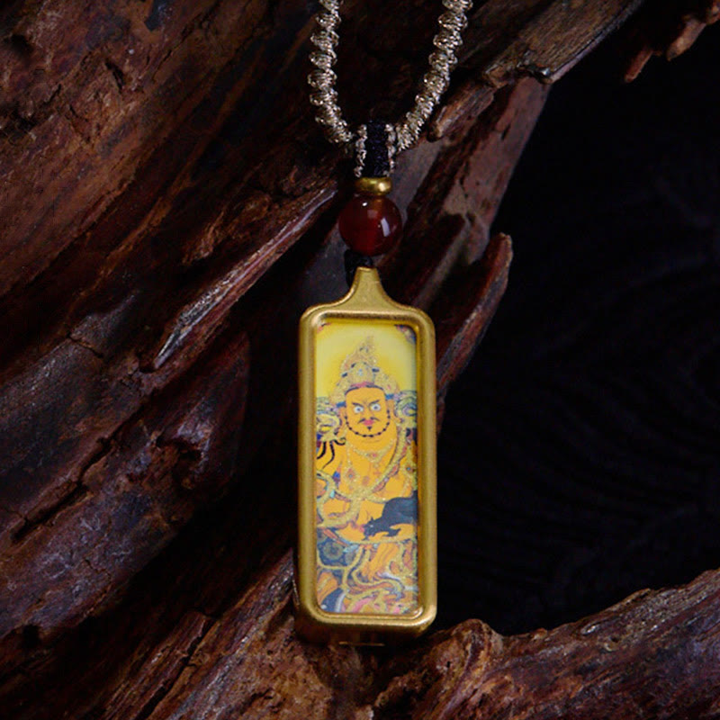 Zakiram Thangka Nine-Tailed Fox Necklace – pendant thickness measurement, 3mm solid steel build