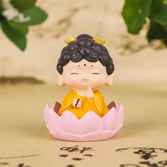 Amitabha Buddha Lotus Statue – front view dhyana mudra and serene enlightened face