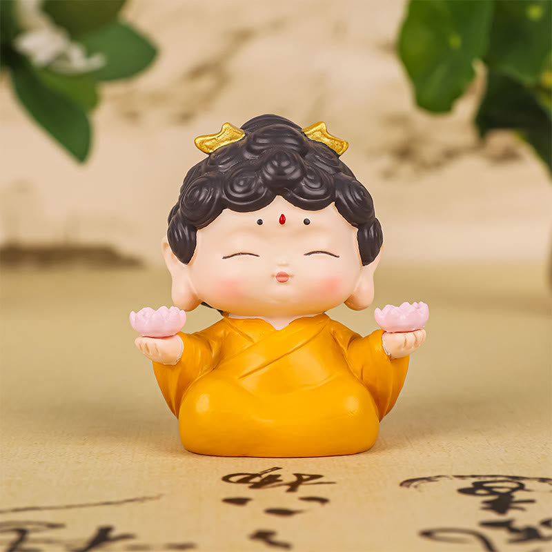 Amitabha Buddha Lotus Statue – protective packaging corner guards, safe delivery