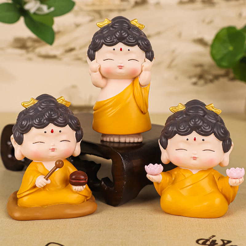 Amitabha Buddha Lotus Statue – warm spotlight divine glow, sacred art photography