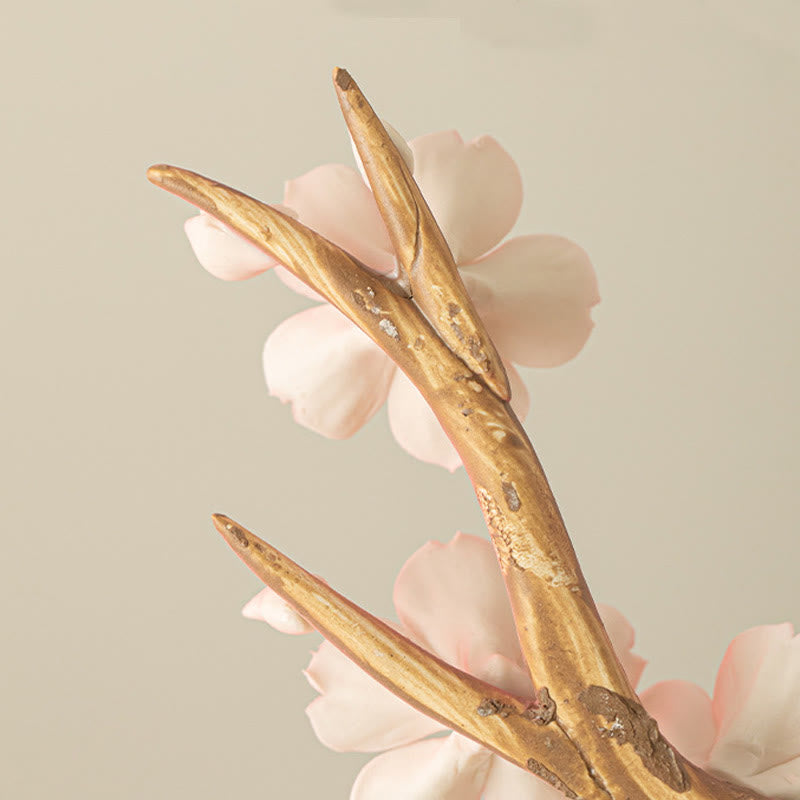 Plum Blossom Ceramic Incense Burner | Branch and Flower Decor