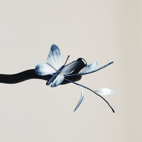 Butterfly Silk Brooch Hairpin, image 13