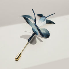 Butterfly Silk Brooch Hairpin – Sandalwood Hairpin, image 2