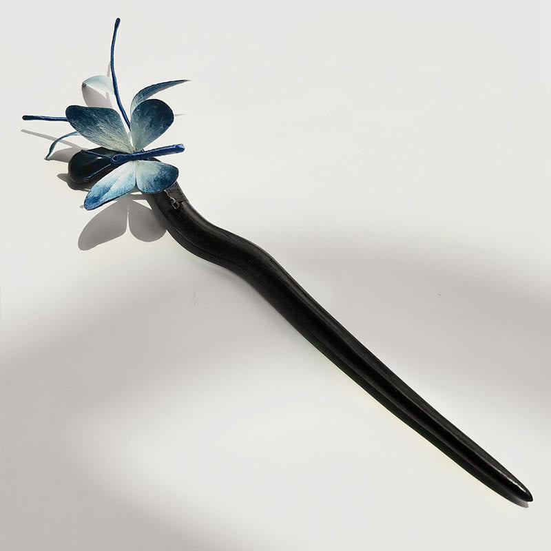 Butterfly Silk Brooch Hairpin, image 8