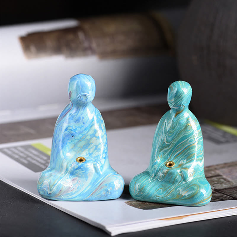 Mini Formless Buddha Incense Holder – formless abstract Buddha shape artistic carving