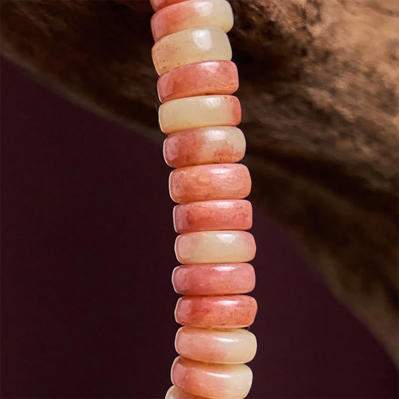 Camel Bone Evil Spirits Bracelet – metal charm spacer detail, protective symbol accent