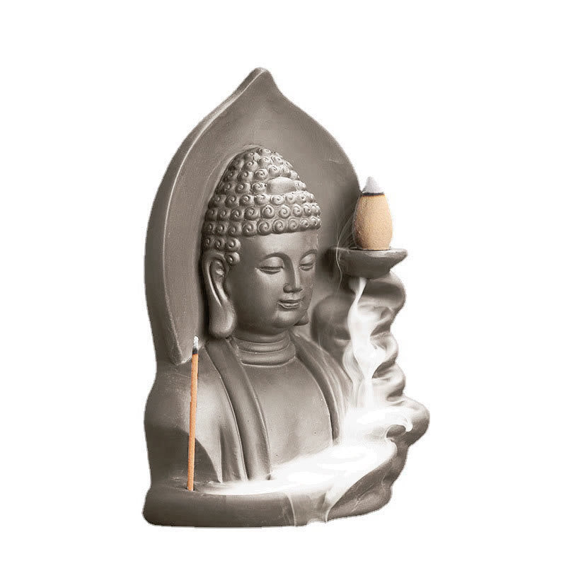 Thousand-Hand Kwan Yin Jade Necklace – carved halo behind head, aureole detail art
