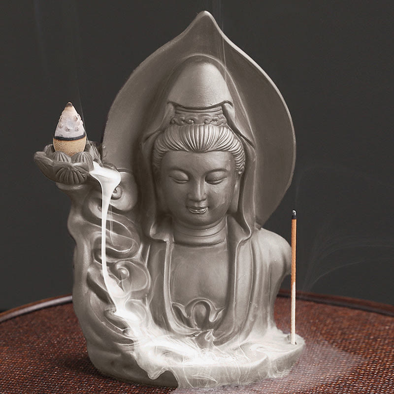 Thousand-Hand Kwan Yin Jade Necklace – displayed in jewelry box, luxury gift presentation