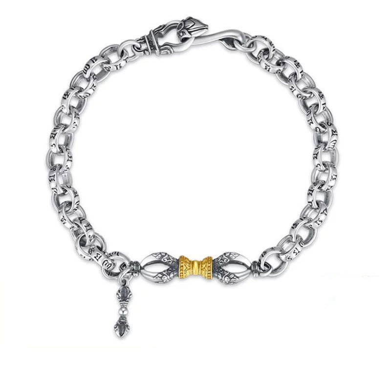 Copper Vajra Om Mani Padme Hum Bracelet | Strength & Peace Secondary image